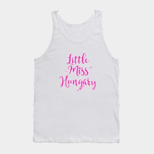 Little Miss Hungary Pink Tank Top